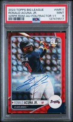 2023 Topps Big League Ronald Acuna Jr. 1/1 Foilfractor