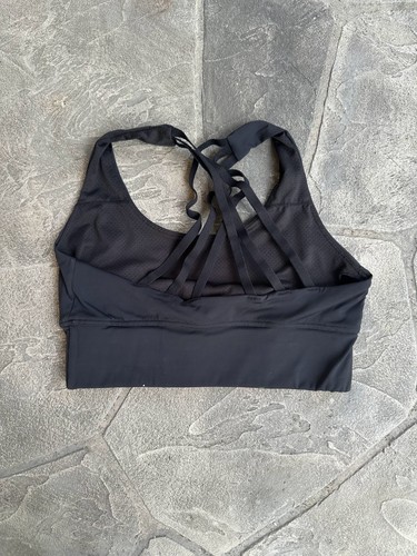 Strappy Black Sports Bra - Small - Picture 2 of 3