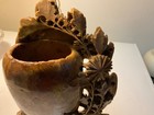 antique chinese soapstone vase 1880-1930  around 7 in tall and 4.5 in wide nice! — photo 4