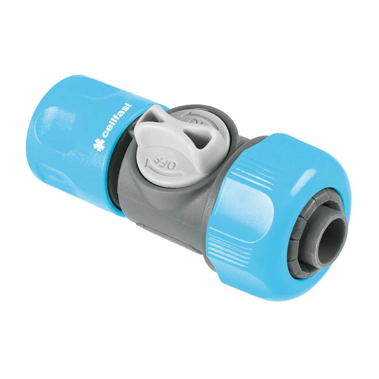 3/4 Inch Garden Hose Pipe Connector Quick With Control Valve Cellfast 52-331