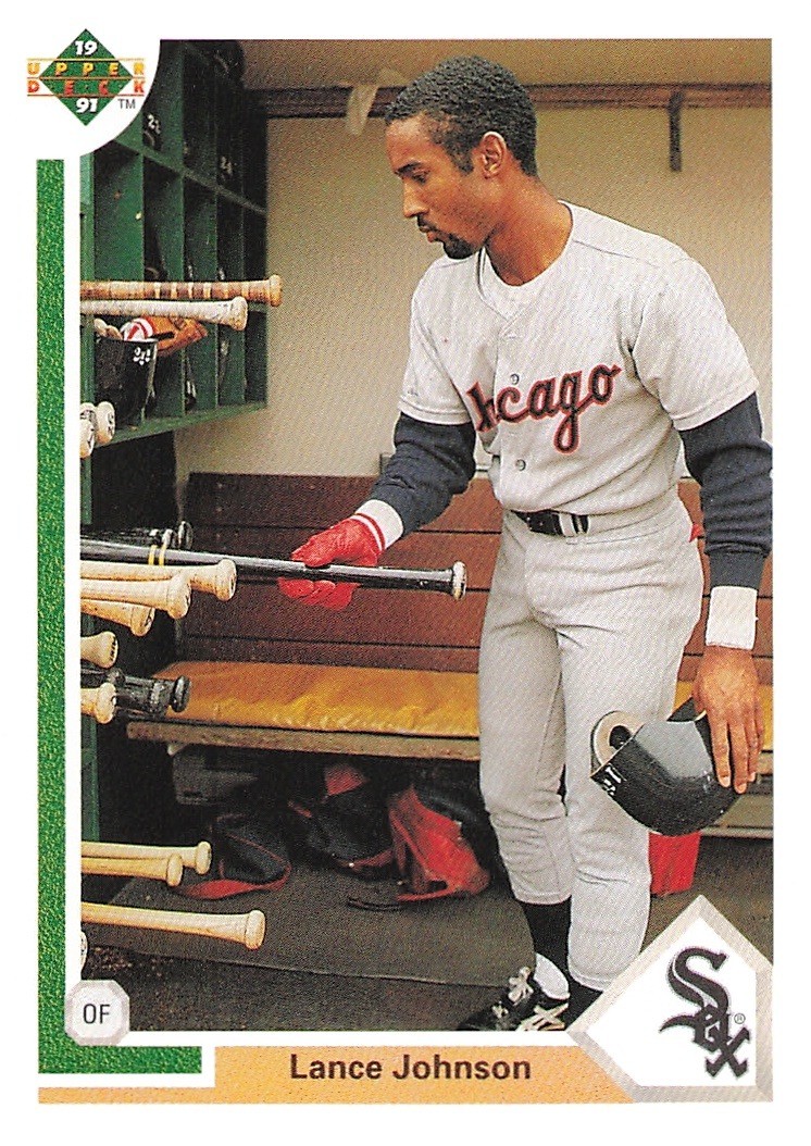 1991 Upper Deck #248b Lance Johnson