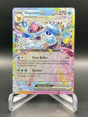 Glaceon ex 026/131 [Snowflake Stamp] Prismatic Evolutions Promo Pokemon  Card NM | eBay