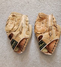 Lot Of 2 Wilson A2140 Bobby Bonds Vintage Baseball Gloves Right Hand Throw Mitt