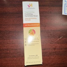 Foaming Feminine Wash Fragrance-Free pH Balanced Prebiotic, 6oz