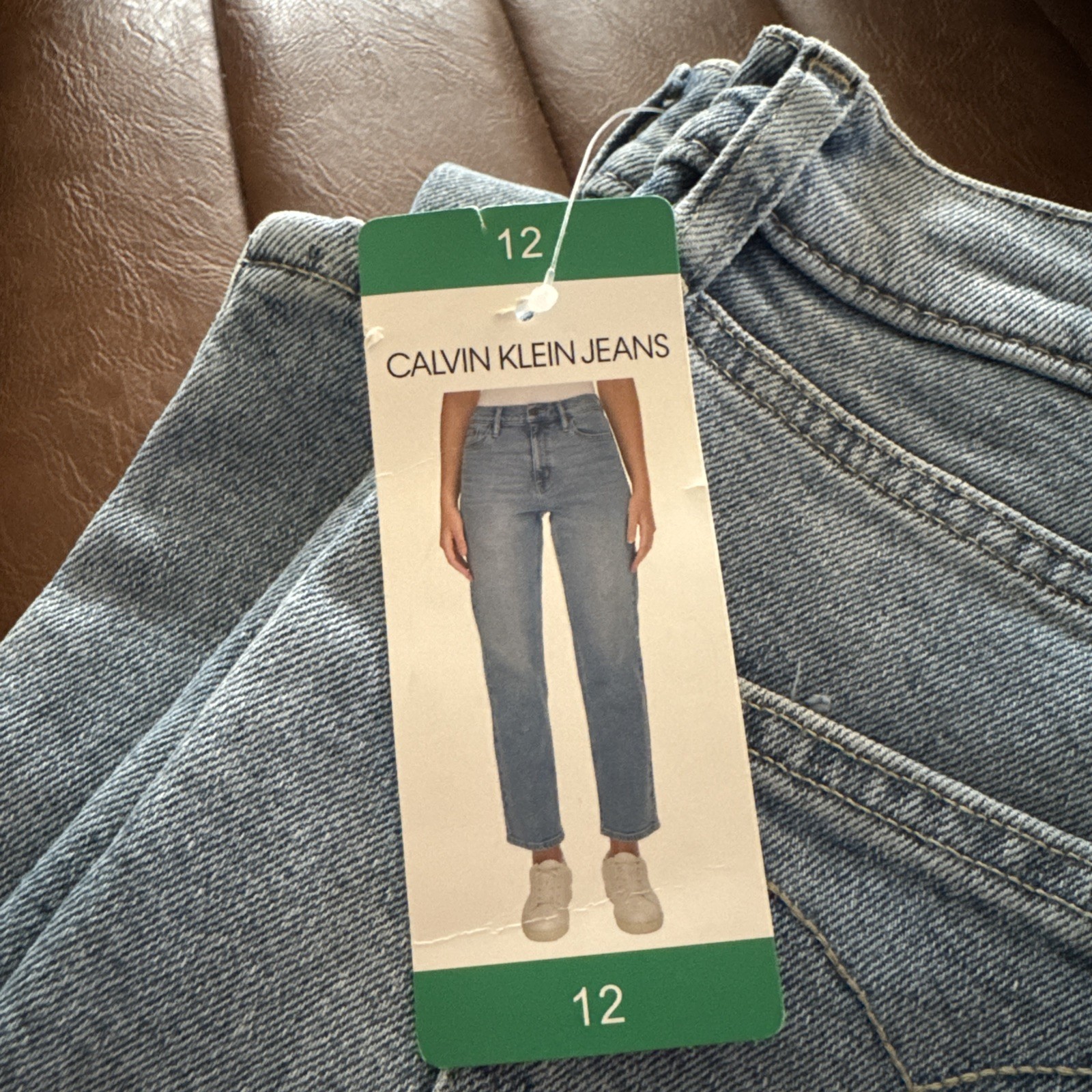 High Rise Straight Leg Jeans