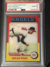 2024 Topps Heritage 1975 Topps in 3D Nolan Ryan #753D-4 Angels PSA 10