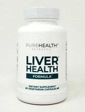 PUREHEALTH Research LIVER HEALTH Formula 60 Capsules EXP 4/2027