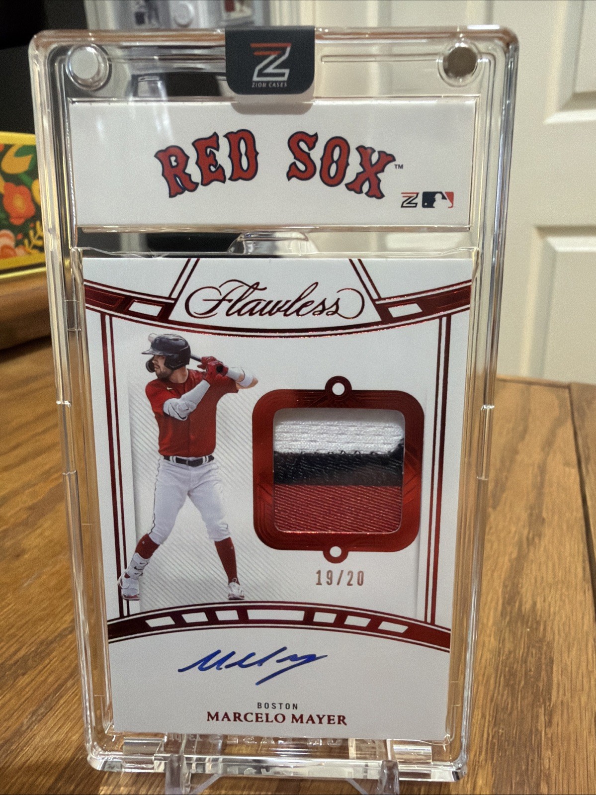 🔥2024 FLAWLESS FSM-MM BOSTON RED SOX MARCELO MAYER AUTO/G/U'D #'D 19/20 SP🔥