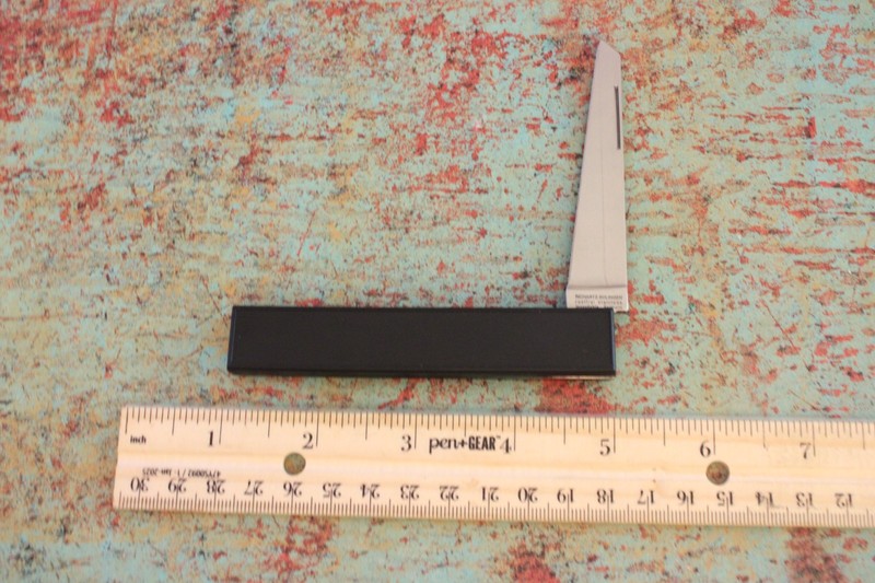 Vintage German RICHARTZ Solingen Black Delrin Lambs Foot Knife Stainless Steel