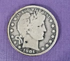 1901-P Barber Silver Half Dollar Coin