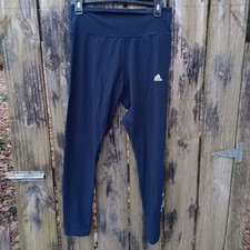 ADIDAS NWT High Rise Full Length Tight Fit Black Leggings M