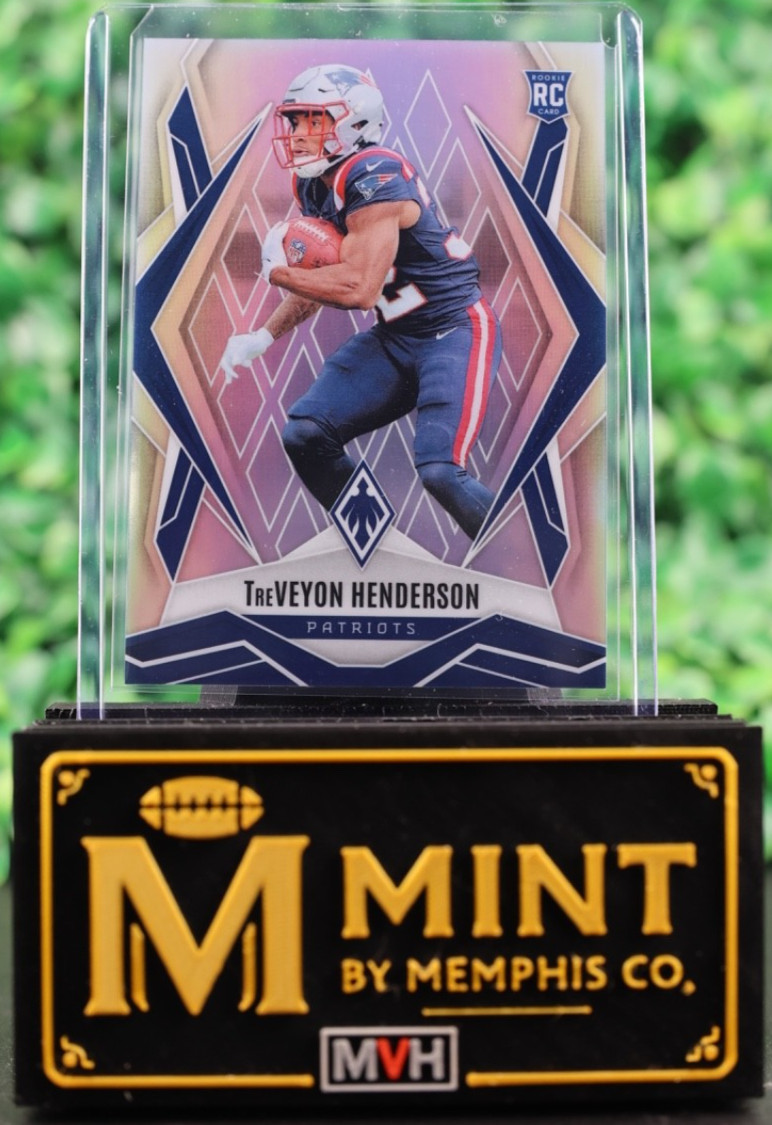 TREVEYON HENDERSON 2025 PANINI PHOENIX - ROOKIE #187 SILVER (RC) PATRIOTS
