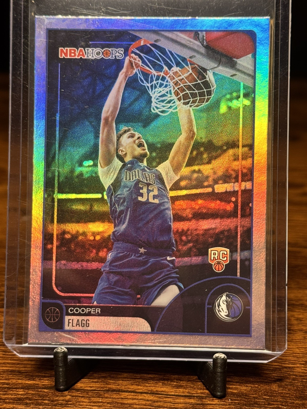 2025-26 Topps NBA Hoops Silver Holo Cooper Flagg #35 - RC - ROY - Rookie - Mavs
