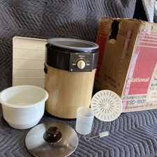 Vintage Panasonic NATIONAL SD-1801 ELECTRIC RICE COOKER MOCHI MAKER Made Japan