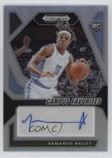 2024 Prizm Draft Picks Campus Favorites Signatures Silver Armando Bacot Auto 1o2
