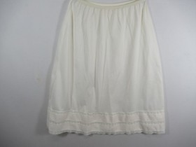 Vintage Gossard Artemis Satin Half Slip Women Medium Ivory Nylon