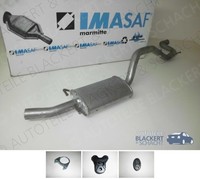 Imasaf ESD Auspuff Endtopf für Ford Transit+Tourneo 2.0 84KW Kurz 94-00 +ZubehöR