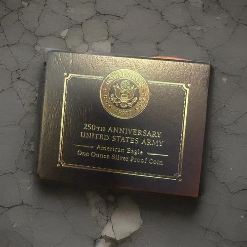 250th Anniversary U.S Army American Eagle One Ounce Silver Proof Coin Ship Today