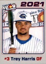 2021 Crowder Roughriders Juco Cards #13 Trey Harris Little Rock Arkansas AR Card