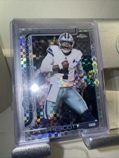 2025 Topps Chrome Football Dak Prescott X-Fractor Refractor #79 Dallas Cowboys
