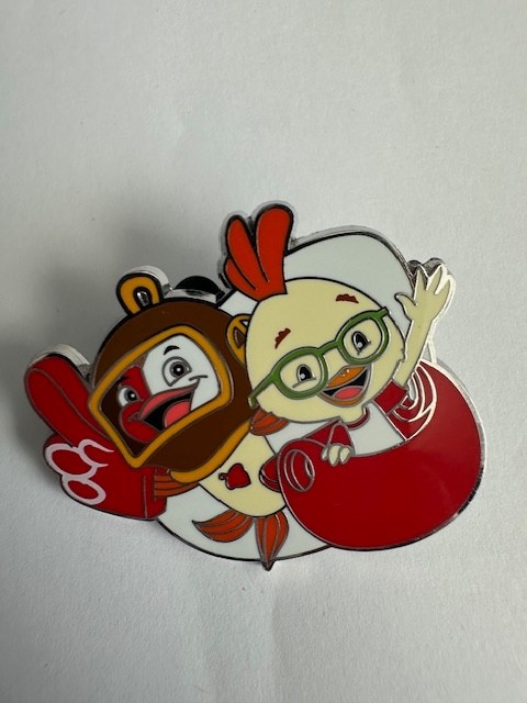 Chicken Little and Fish Out of Water - Super Bowl Football 2024 Disney Pin B4