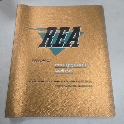 Rare Vntg Catalog Of Magnet Wire  REA Magnet Wire Co Fort Wayne In