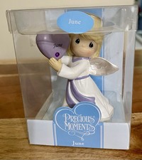Precious Moments June Birthday Angel Figurine NIB