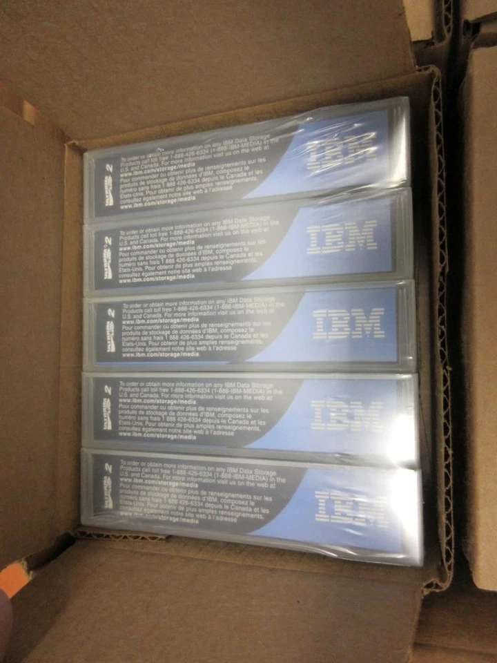 IBM 08L9870 TotalStorage LTO Ultrium 2 Data Cartridge (200/400GB) - NEW Box of 5 - Image 2 of 2