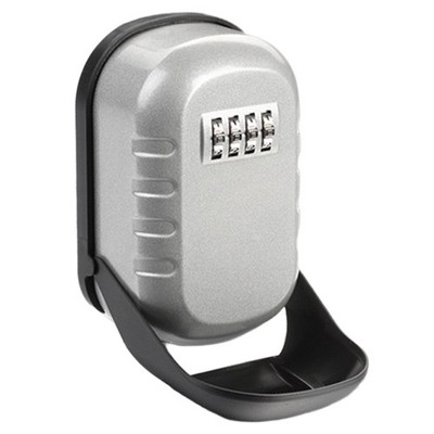 Wall Mount Key Box 4 Digit Combination Password Security Protection Lock Box