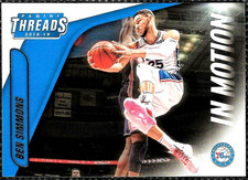 2018-19 Panini Threads In Motion #11 Ben Simmons Philadelphia 76ers Insert Card