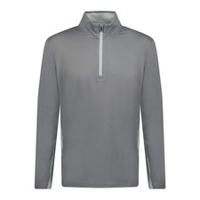 Puma Cloudspun Quarter Zip Pullover Golf Sweatshirt Grey