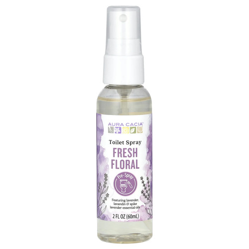Toilet Spray, Fresh Floral, 2 fl oz (60 ml)