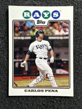CARLOS PENA #640 2008 Topps Baseball QTY Tampa Bay Rays