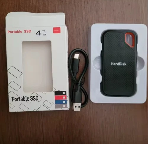 Disque Dur Externe Portable 4To SSD - USB 3.0 TYPE-C