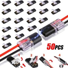 2 Pin Waterproof Electrical Connector Car Automotive Wire Plug Terminal LOT