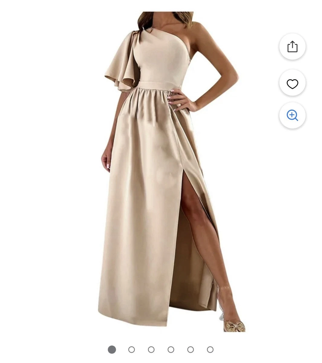 night dress satin Women's Lace Trim Back Straps Satin Nightdress in Wine Red main image 0