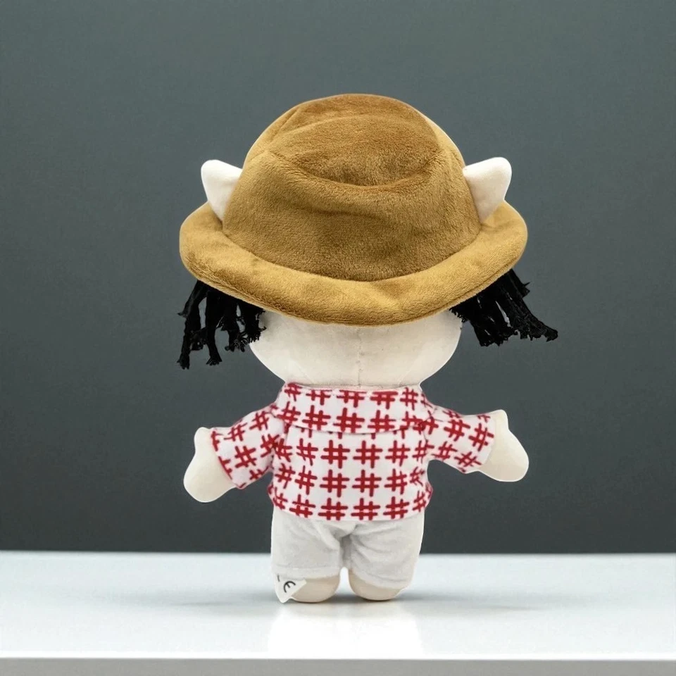 9" Bad Bunny Hello Kitty Plush Toy, Rapper Crossover Doll Collectible Gift - Image 3 of 4