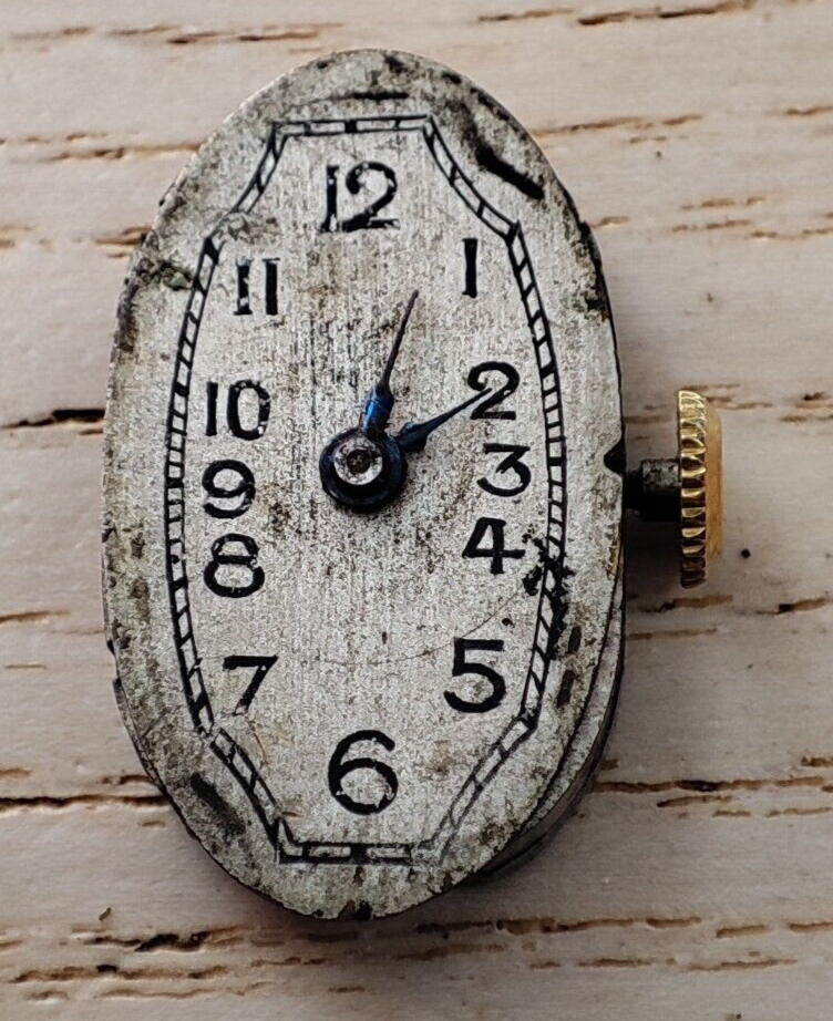 Vintage 22mm watch movement for parts and spares