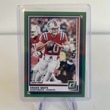 2025 Panini Donruss - Drake Maye #58 Press Proof Green