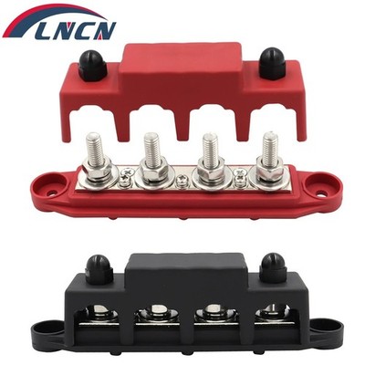 dc 48v 250a 4 terminal studs busbar powerterminal block M8 M10 High Current Wiri