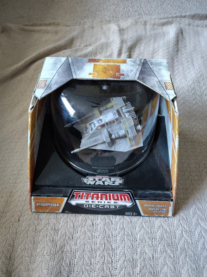 Star Wars Titanium series Die Cast Snowspeeder 2006 Not Micro Galaxy Squadron 