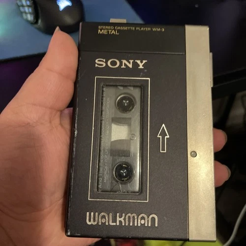 Sony WM-3 Walkman Cassette Player Working new belts comes with 5 cassette tapes!