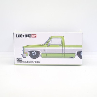Mini GT Kaido House Chevrolet Silverado Kaido Flo Yellow KHMG112