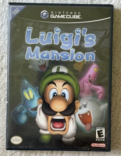 Luigi's Mansion (Nintendo GameCube) Manual & Case - Nintendo Action & Adventure