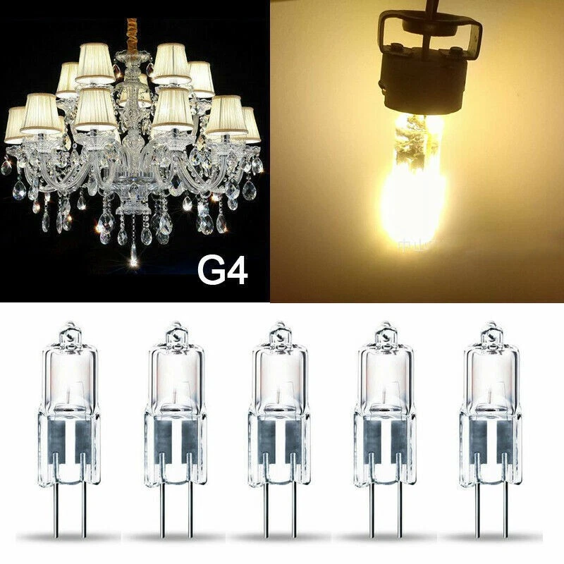 G4 Leuchtmittel Halogen 12V 20W 10W 5W Stiftsockellampe Dimmbar Warmweiß Birne - Bild 3 von 4