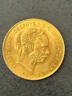 Goldmünze Franz Josef Österreich 1892 Gulden 4 Florin 10 Kronen 900 Gold Münze