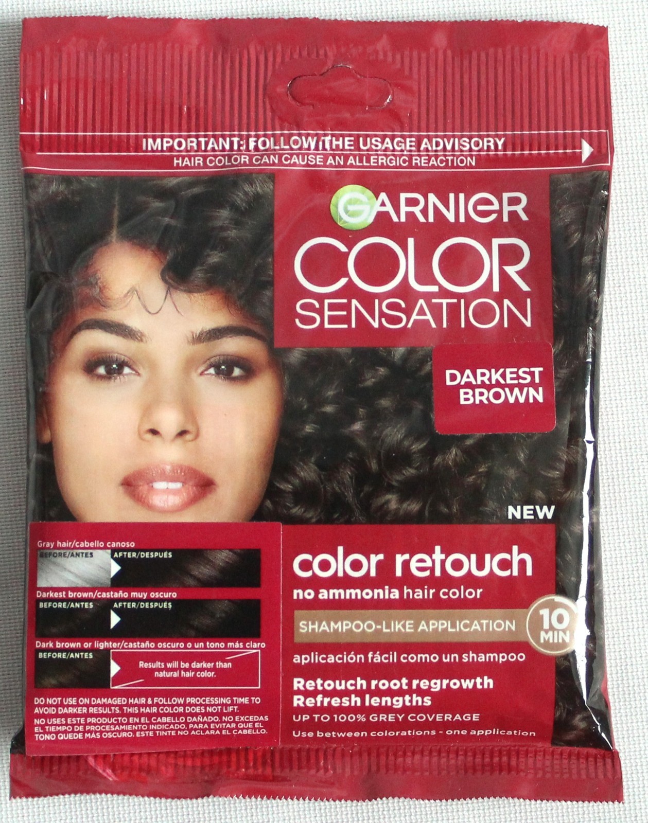 Sensation Darkest Brown Color Retouch Hair Color One Applica
