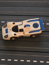 Vintage Aurora AFX Ferrari 512M 2 White Blue Magnatraction Slot Car - Runs