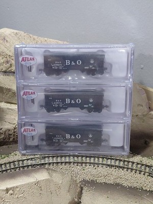 ATLAS N SCALE BALTIMORE & OHIO 3 PACK 50 006 130 RD# 235671 235712 235876