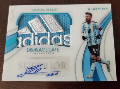 Lionel Messi 2018-19 Panini Immaculate Patch Auto 1/1 Argentina Autograph Card